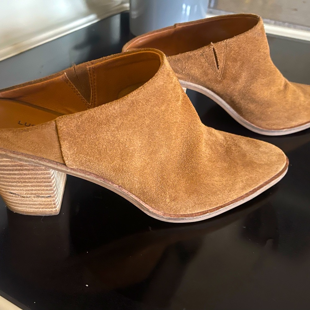 Tan Slip-on Lucky Brand Booties
